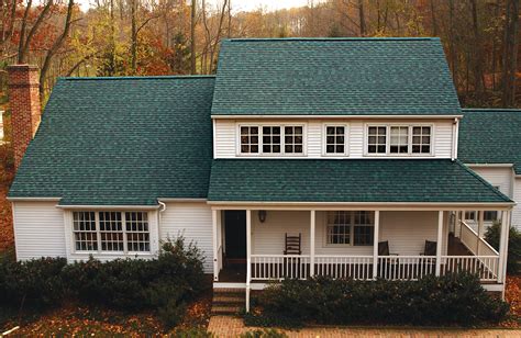 what color house goes with a green metal roof|hunter green roof color scheme.